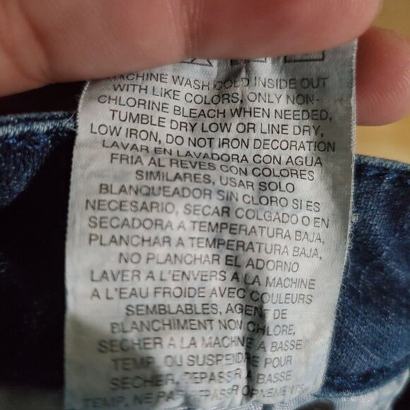 Wrangler Jeans Womens Size 1x32 Blue Trouser Flare Stretch Denim - Picture 4 of 12